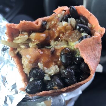 The Green Enchilada - Shrimp burrito, house hot sauce - Mexican Near Me - Pacifica, California