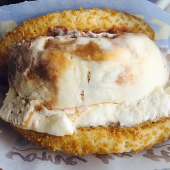 CREAM - Royal Caramel Swirl sandwiched between two Snickerdoodles! Yuuuuuum!!! - Desserts Near Me - Berkeley, California