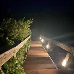 At The Waters Edge B&B - Walk at night down to the beach