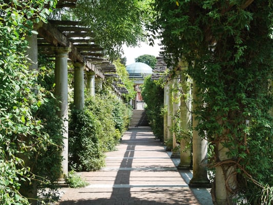 The Hill Garden and Pergola by null