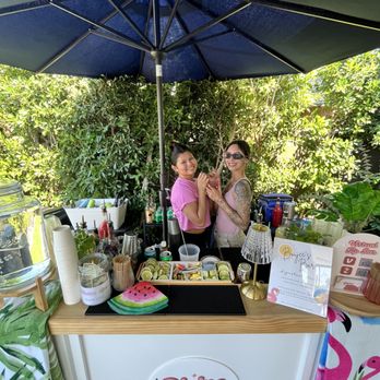 Divine Sips Mobile Bartending - Marissa and Maxene- always working hard with a smile :) - Bartenders Near Me Divine Sips Mobile Bartending - Marissa and Maxene- always working hard with a smile :) - Bartenders Near Me