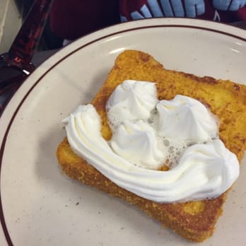 Ruth Ann's Restaurant - Cap'n Crunch French toast - kid-size for my 5 y.o. Cute smiley face on it. - Breakfast & Brunch Near Me - Columbus, Georgia Ruth Ann's Restaurant - Cap'n Crunch French toast - kid-size for my 5 y.o. Cute smiley face on it. - Breakfast & Brunch Near Me - Columbus, Georgia