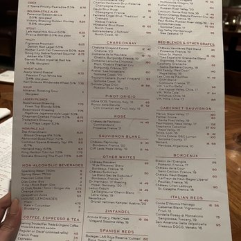 Saint & Second - Menu - Feb 2023 - New American Near Me - Long Beach, California