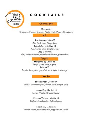 Menu photo 2 Day Drink Lounge Duncanville, TX Menu photo 2 Day Drink Lounge Duncanville, TX