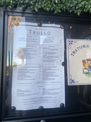 Menu photo 1 Trattoria Trullo Aliso Viejo, CA