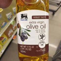 Food Lion - Shows the yellow oil mislabled