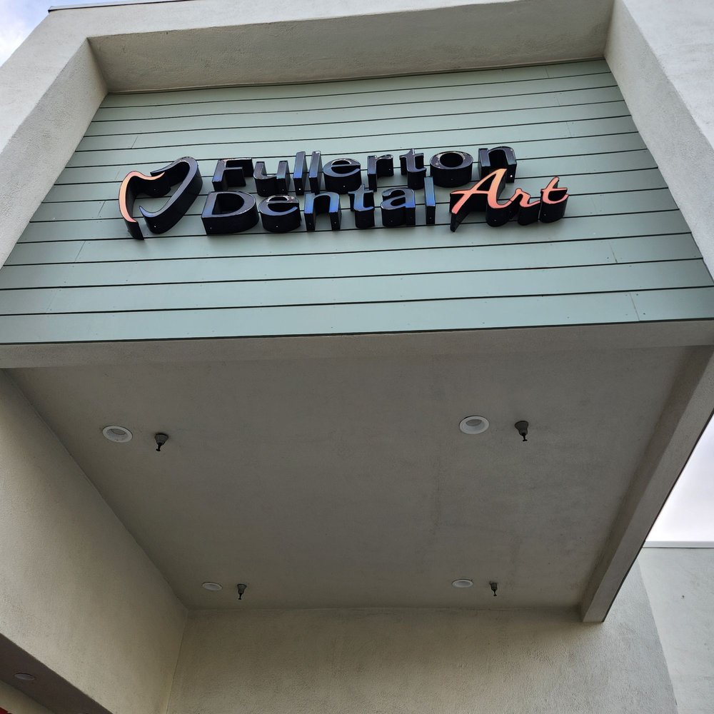 Fullerton Dental Art - BIG sign out front, located in a strip mall - Cosmetic Dentists Near Me - Fullerton, California Fullerton Dental Art - BIG sign out front, located in a strip mall - Cosmetic Dentists Near Me - Fullerton, California