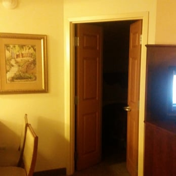 Staybridge Suites Indianapolis Downtown-Conv Ctr - French doors to bedroom and bathroom - Hotels Near Me - Indianapolis, Indiana