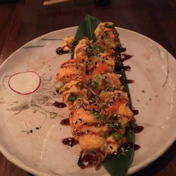 MF Sushi - Lobster tempura app (too much sauce) - Sushi Bars Near Me - Houston, Texas MF Sushi - Lobster tempura app (too much sauce) - Sushi Bars Near Me - Houston, Texas