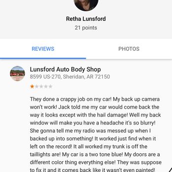 Lunsford Auto Body Shop - Body Shops Near Me - Sheridan, Arkansas Lunsford Auto Body Shop - Body Shops Near Me - Sheridan, Arkansas