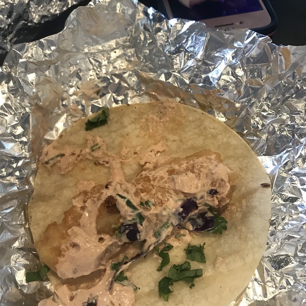 Rusty Taco - Fried fish taco w/o the cabbage - Tacos Near Me - Beaumont, Texas Rusty Taco - Fried fish taco w/o the cabbage - Tacos Near Me - Beaumont, Texas