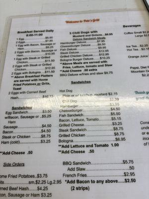 Menu photo 2 Pete’s Grill Petersburg, VA Menu photo 2 Pete’s Grill Petersburg, VA