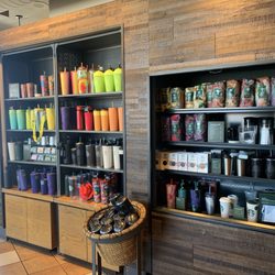 Starbucks - Lots of merch
