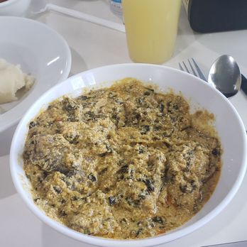 Akwaba Restaurant - Delicious bowl of krain krain and homemade ginger drink! - African Near Me - Aurora, Colorado Akwaba Restaurant - Delicious bowl of krain krain and homemade ginger drink! - African Near Me - Aurora, Colorado