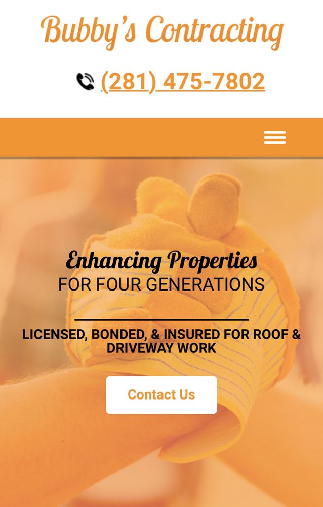 Slide of Bubby's Contracting