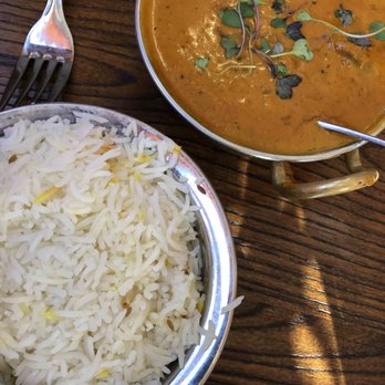 Tilak - Basmati rice and chicken tikka masala! Masala is very savory, creamy, and flavor-packed. :) - Indian Near Me - San Francisco, California