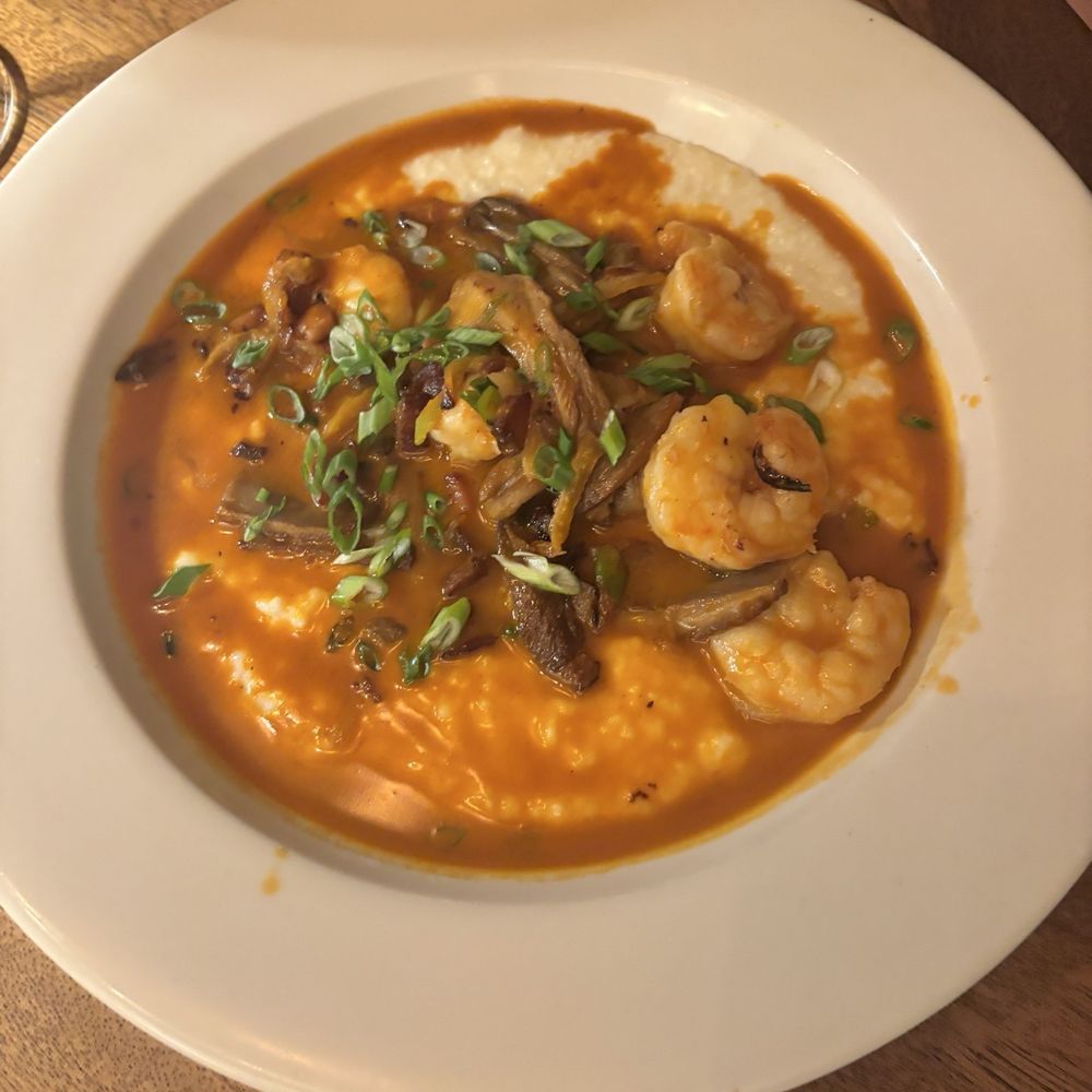Covey - Shrimp and grits - New American Near Me - Wilmington, North Carolina