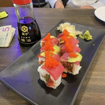 Big Boi - Spicy ninja roll?  Can't remember exactly.   All we're really good - Japanese Near Me - Fife, Washington