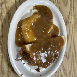 Purple Onion - Hot beef plate (half order)