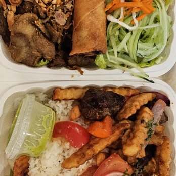 OMELI Kitchen - Pork Bun with egg roll + Lomo Saltado - Vietnamese Near Me - Fullerton, California OMELI Kitchen - Pork Bun with egg roll + Lomo Saltado - Vietnamese Near Me - Fullerton, California