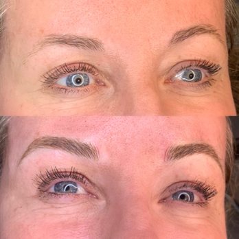 Valley Brows - Before and after's of my new fabulous browse from Kylie Sanchez at #ValleybrowsSonoma - Permanent Makeup Near Me - Sonoma, California