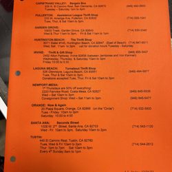 Assistance League of Irvine - Other locations!