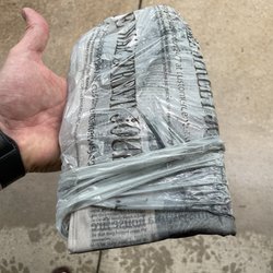 Star Tribune - How the paper was delivered after the morning rain.