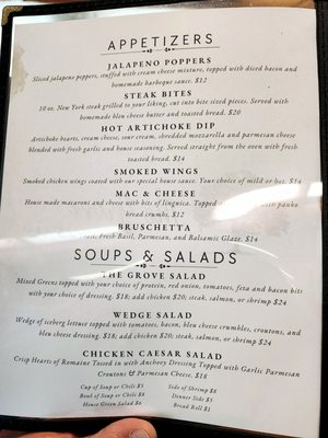 Menu photo 1 The Grove Restaurant & Bar Stevinson, CA Menu photo 1 The Grove Restaurant & Bar Stevinson, CA