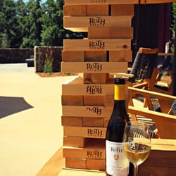 Roth Winery - Enjoy a game of giant Jenga.