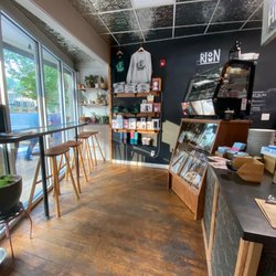 Papertown Coffee - Entrance / interior / register / merch