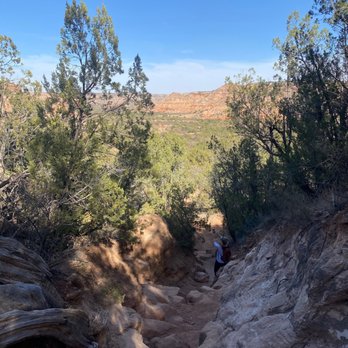 Palo Duro Canyon State Park - "Hard way up" (not that hard and short) - Parks Near Me - Canyon, Texas Palo Duro Canyon State Park - "Hard way up" (not that hard and short) - Parks Near Me - Canyon, Texas