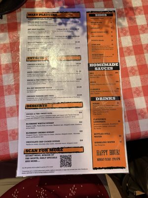 Menu photo 2 Smoke & Fire Las Vegas, NV