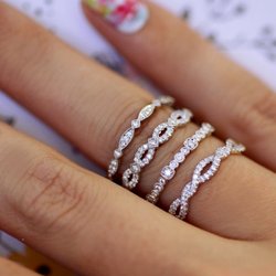 Dunbar Jewelers - Stackable rings, mix and match in yellow, white and rose gold.