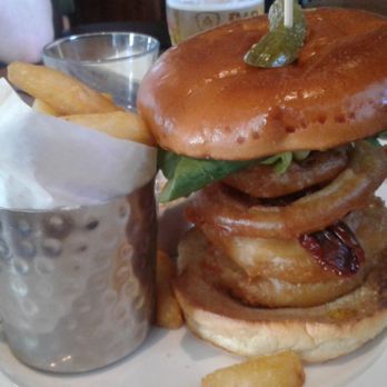 Balgarth Pines - goat cheese burger - British Near Me - Ayr, SAY