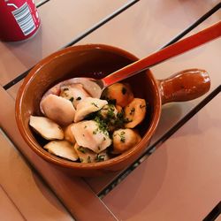 Cookbook - Pork dumplings. Nice and small. Shared with table.