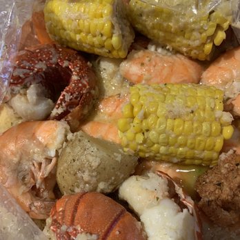 Ben's Crab - Lobster Shrimp (Head-Off) Boil Corn Boil Potatoes - Seafood Near Me - Oceanside, New York Ben's Crab - Lobster Shrimp (Head-Off) Boil Corn Boil Potatoes - Seafood Near Me - Oceanside, New York