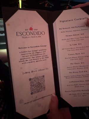 Menu photo 7 Escondido Lounge Fort Myers, FL Menu photo 7 Escondido Lounge Fort Myers, FL