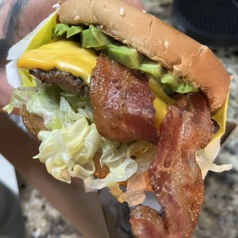 Angelo's Burgers - Avocado Bacon Cheeseburger - Burgers Near Me - Anaheim, California Angelo's Burgers - Avocado Bacon Cheeseburger - Burgers Near Me - Anaheim, California