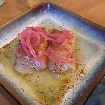 Crudo e Nudo - Kampachi crudo - Seafood Near Me - Santa Monica, California