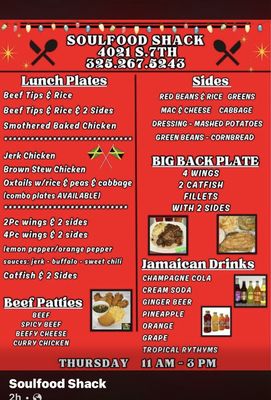 Menu photo 1 SoulFood Shack Grab & Go Abilene, TX Menu photo 1 SoulFood Shack Grab & Go Abilene, TX