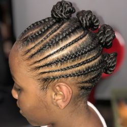 Styled by Tai - Kids cornrows