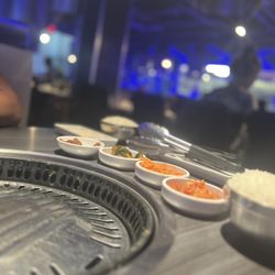 Gen Korean BBQ House - Table set up
