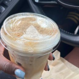 Maria cookie cold foam iced coffee Maria cookie cold foam iced coffee