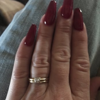 K H Nails - Coffin nails done by Jen at K&H nails she did a great job all on point very happy been going there 15 years - Nail Salons Near Me - Columbia, Pennsylvania