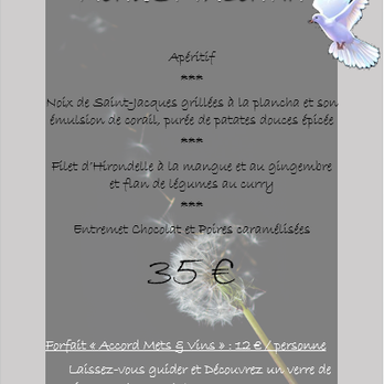 O'Grain de Soleil - Menu Spécial St Valentin du 14/02/14 - French Near Me - Grenoble, 38