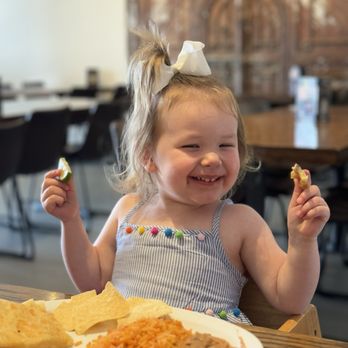 Mandi Cocina Mexicana - My Daughter mowing down Quesadillas - Mexican Near Me - Tomball, Texas Mandi Cocina Mexicana - My Daughter mowing down Quesadillas - Mexican Near Me - Tomball, Texas