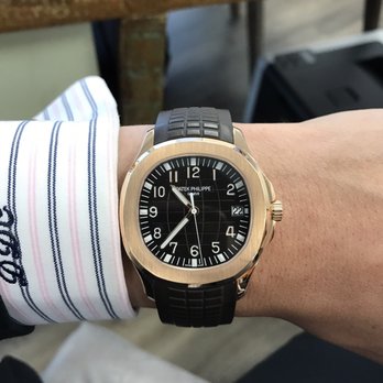 OC Watch Guy - No better way to spend free time than with rosegold in a rubber strap. #aquanaut - Watches Near Me - Huntington Beach, California