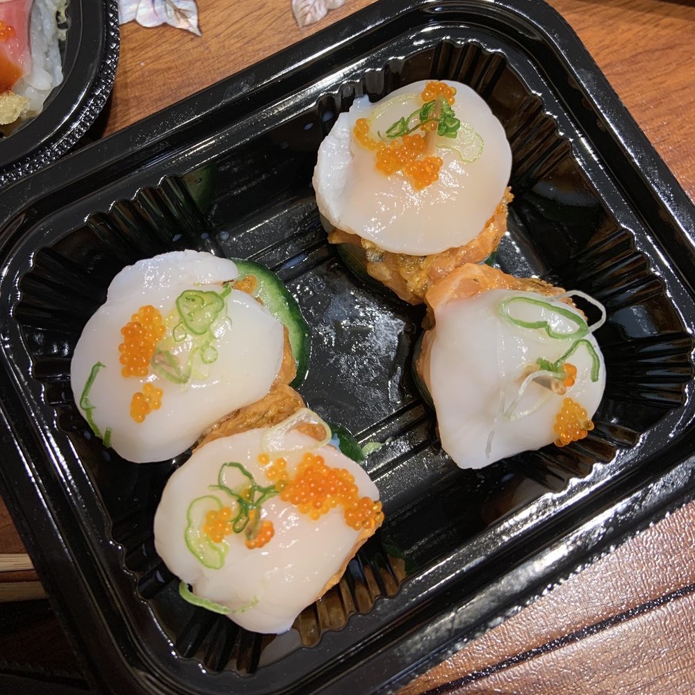 Bashamichi Sushi and Bar - Scallop burger (2 orders) $19.90 - Japanese Near Me - Millbrae, California Bashamichi Sushi and Bar - Scallop burger (2 orders) $19.90 - Japanese Near Me - Millbrae, California