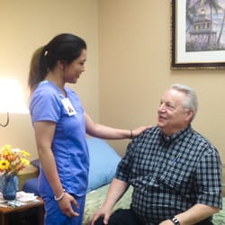Oasis In-Home Care - Our caregiver Roschellie providing assurance