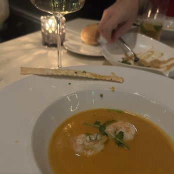 Potente - Shrimp bisque- appetizer - Italian Near Me - Houston, Texas Potente - Shrimp bisque- appetizer - Italian Near Me - Houston, Texas
